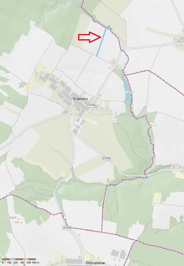 Prodej pole 6765 m²